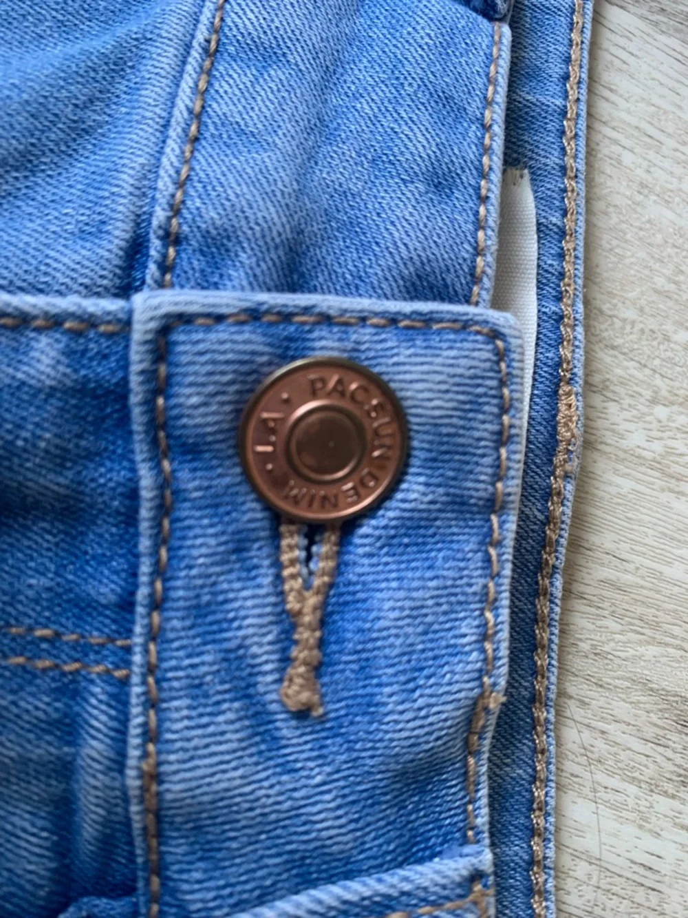 PacSun Light Blue Denim Jean Shorts - Picture 8 of 11